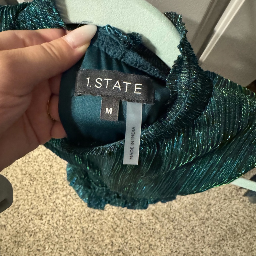 1. State Green Festive Dress - Picture 2 of 4